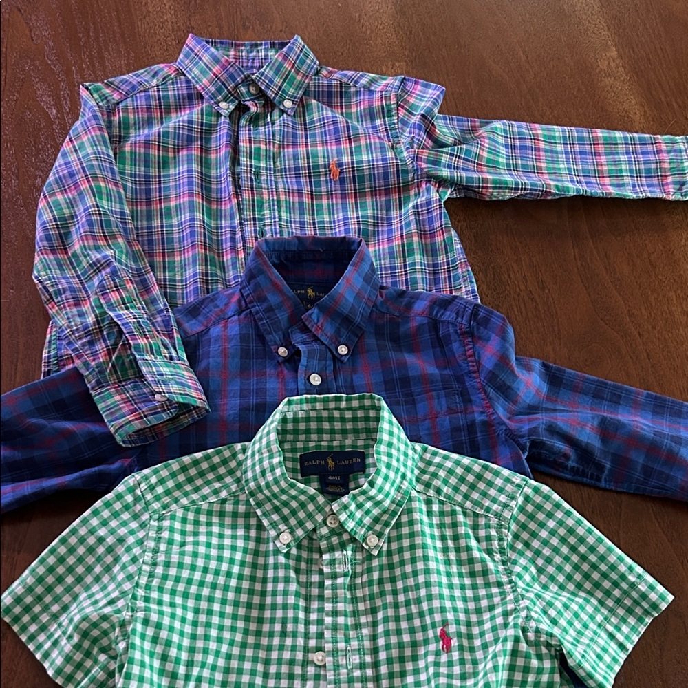 Spring or Easter Ralph Lauren dress shirt 4T LOT